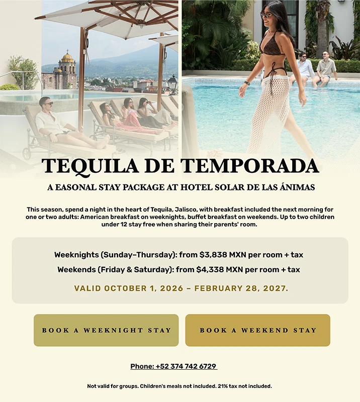Tequila seasonal banner for the hosting page mobile